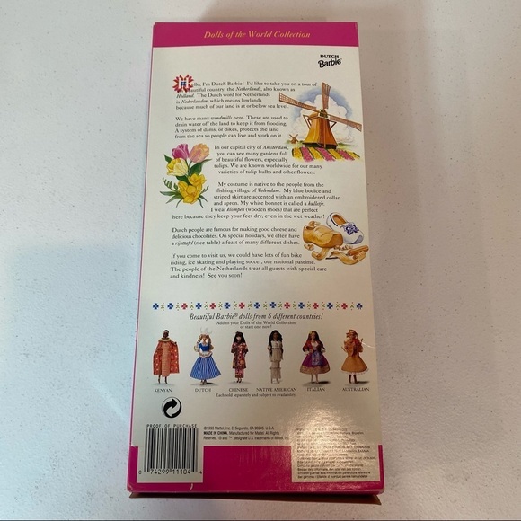 NEW Dutch Barbie Doll 1104 Mattel - Picture 7 of 9